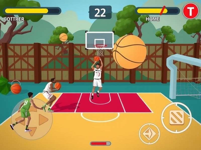 Hindustan Basket Hero controls and interface